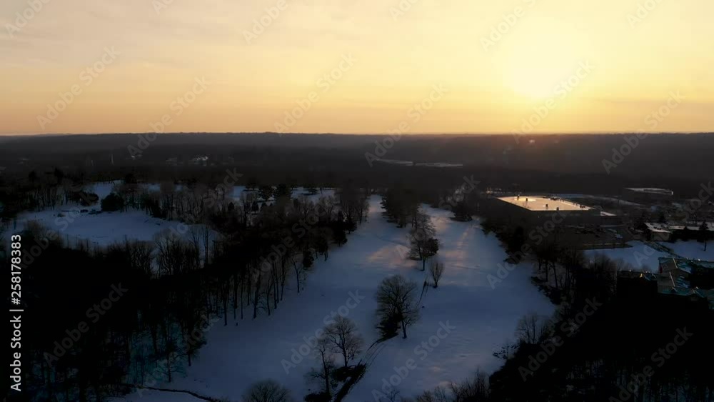 Snowy Sunset Snowy Sunset