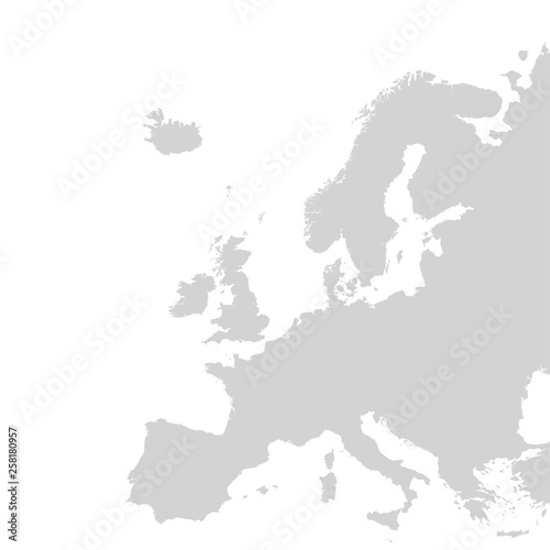 Vector europe map