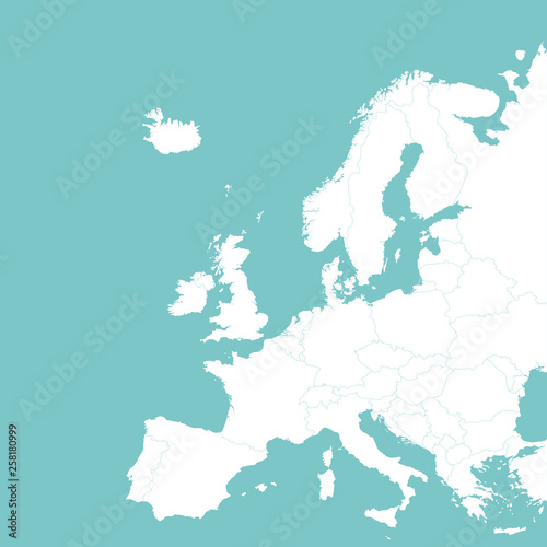 Vector europe map