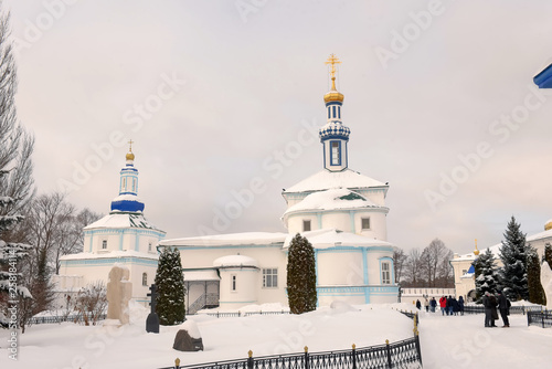 Raifsky Mother of God Monastery in winter photo