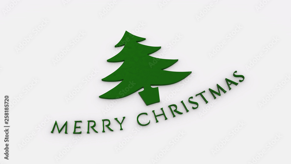 christmas card with tree christmas card with tree
