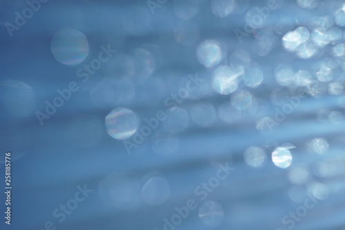 bokeh blue light blurred abstract background 