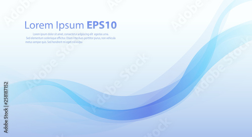 abstract blue line wave background
