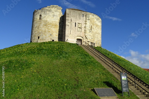 Clifford's Tower - York, Yorkshire, England, UK photo