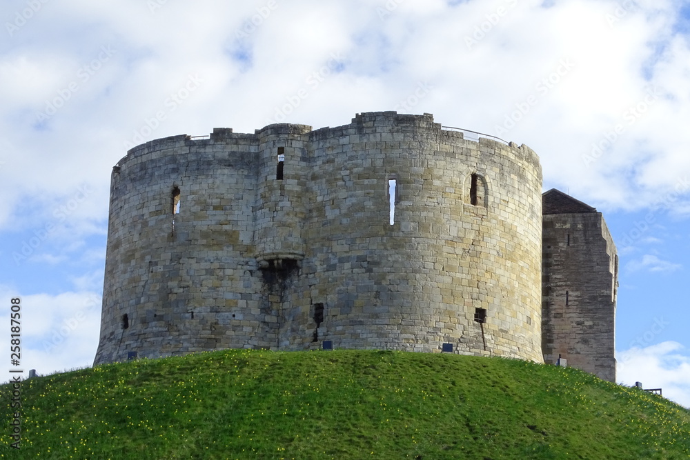 Clifford's Tower - York, Yorkshire, England, UK