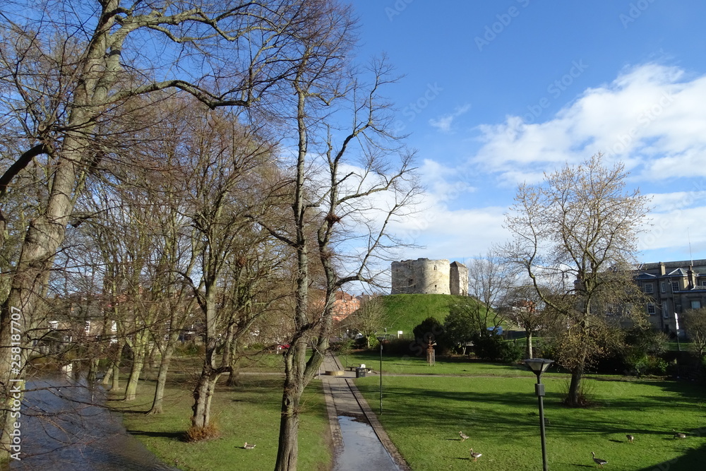 Clifford's Tower - York, Yorkshire, England, UK