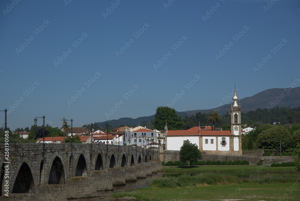 Ponte de Lima Ponte Medieval Santo Antonio Church  Portugal