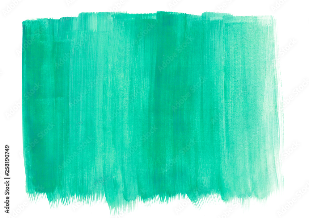 watercolor green abstract background.Template for design and texts.Handmade pattern