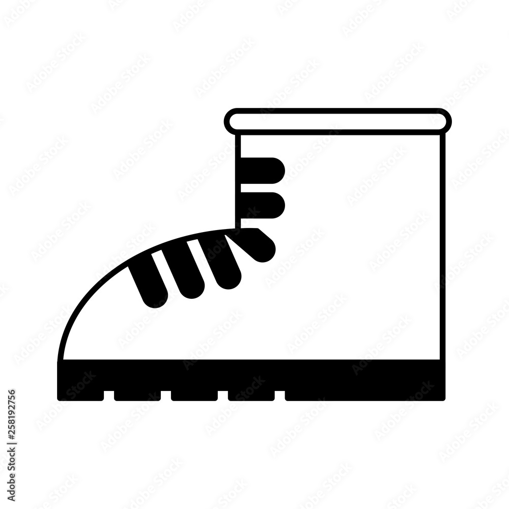 work boot shoe isolated icon work boot shoe isolated icon