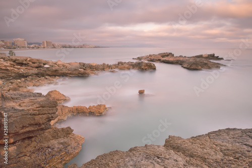 Atardecer en el mar