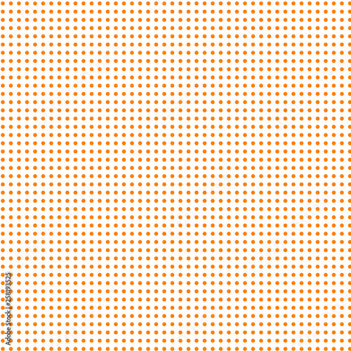 Orange dots on white background 