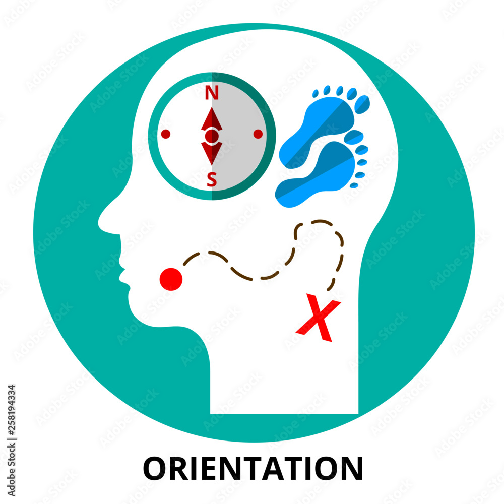 Orientation Abstract Icon Surrealism Vector Orientation Abstract Icon Surrealism Vector