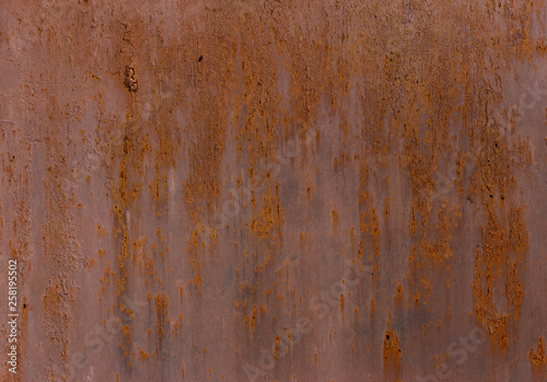 texture of red rusty metal