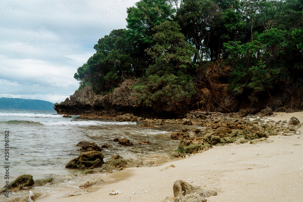 Beach paradise at Puerto Galera of Oriental Mindoro Philippines