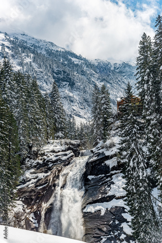 The Krimml Waterfalls in the High Tauern National Park, Salzburg, Austria