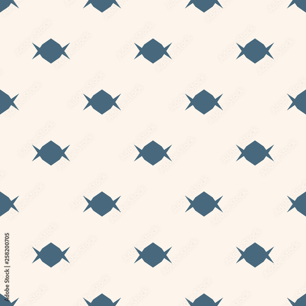 Candy pattern. Simple abstract blue and white minimalist vector seamless texture Candy pattern. Simple abstract blue and white minimalist vector seamless texture