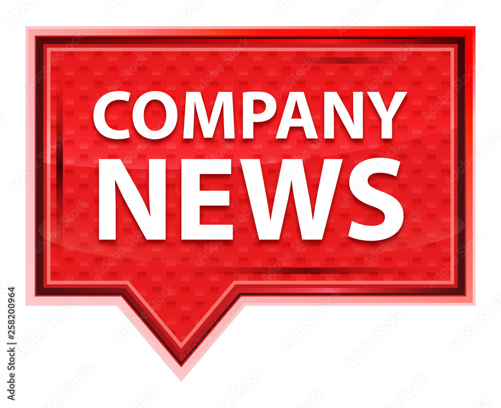 Company News misty rose pink banner button