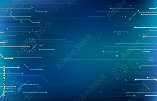 technology /  digitalization / cyberspace - vector illustration