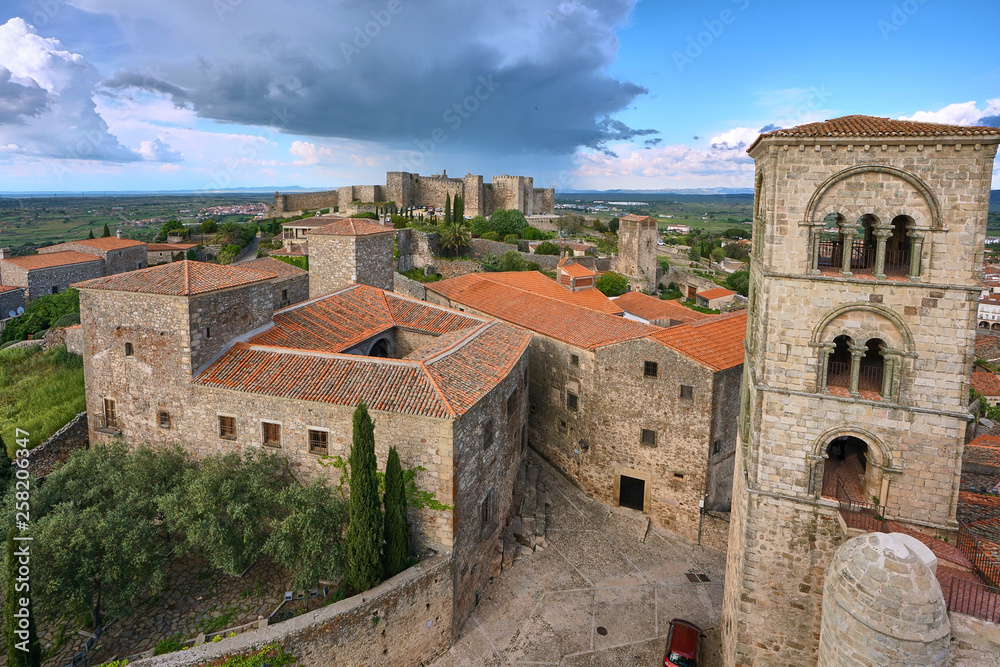 The medieval village of Trujillo, Spain