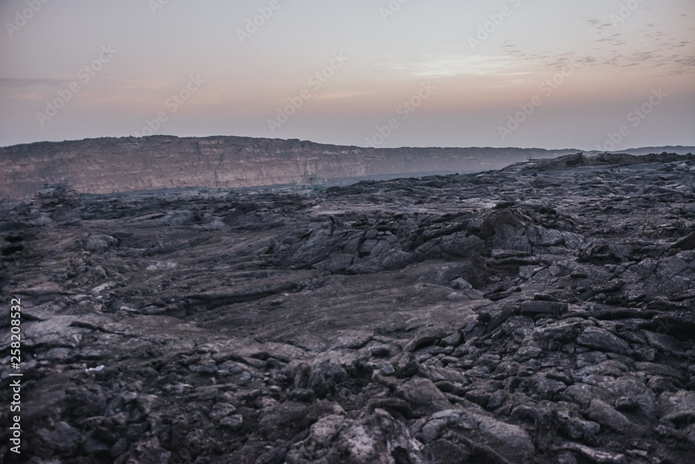 Landscape in Danakil