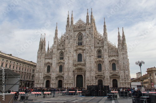 Metropolitan Cathedral-Basilica of the Nativity of Saint Mary, Milan, Lombardy, Italy.