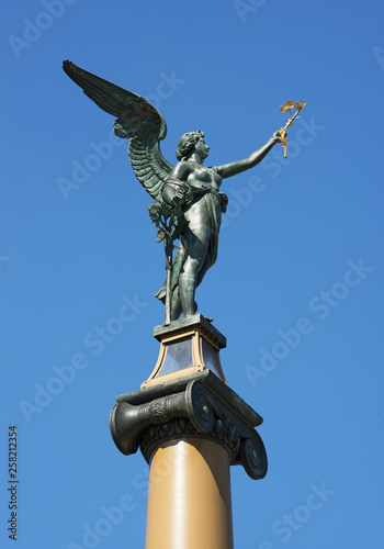 Angel Statue On Manes Bridge, Prague, Czech Republic