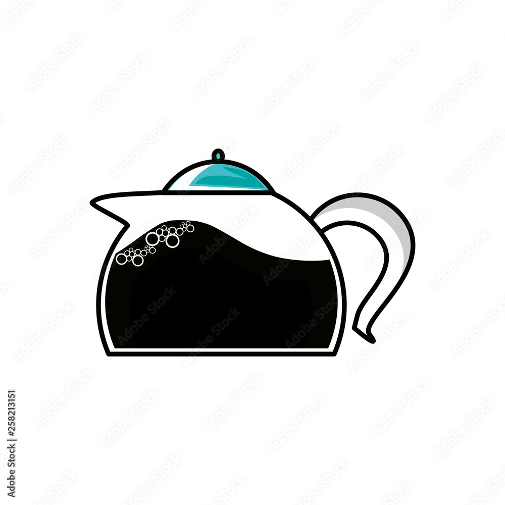 Obraz premium teapot kitchen isolated icon