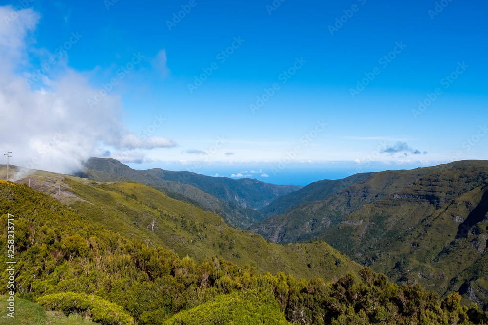 Obraz premium Ausblick vom Miradouro do Rabacal