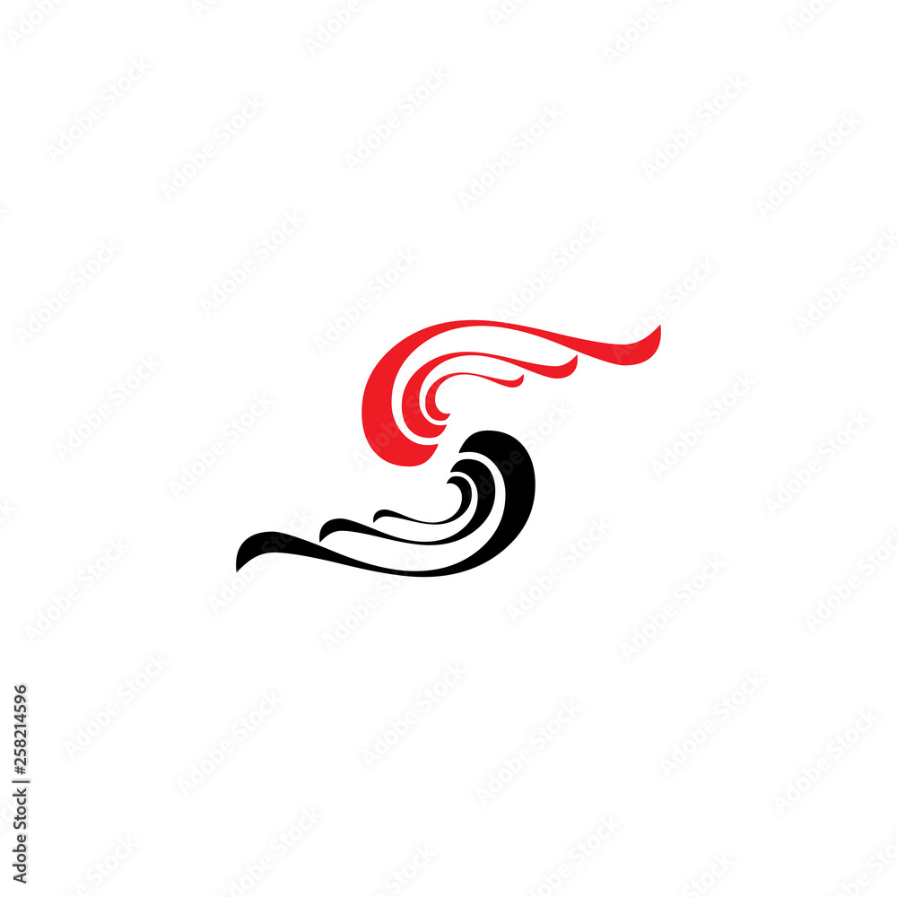 Fototapeta premium S logo letter design