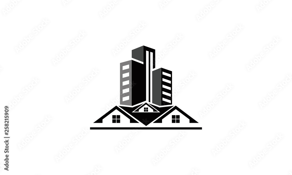 Obraz premium urban logo vector
