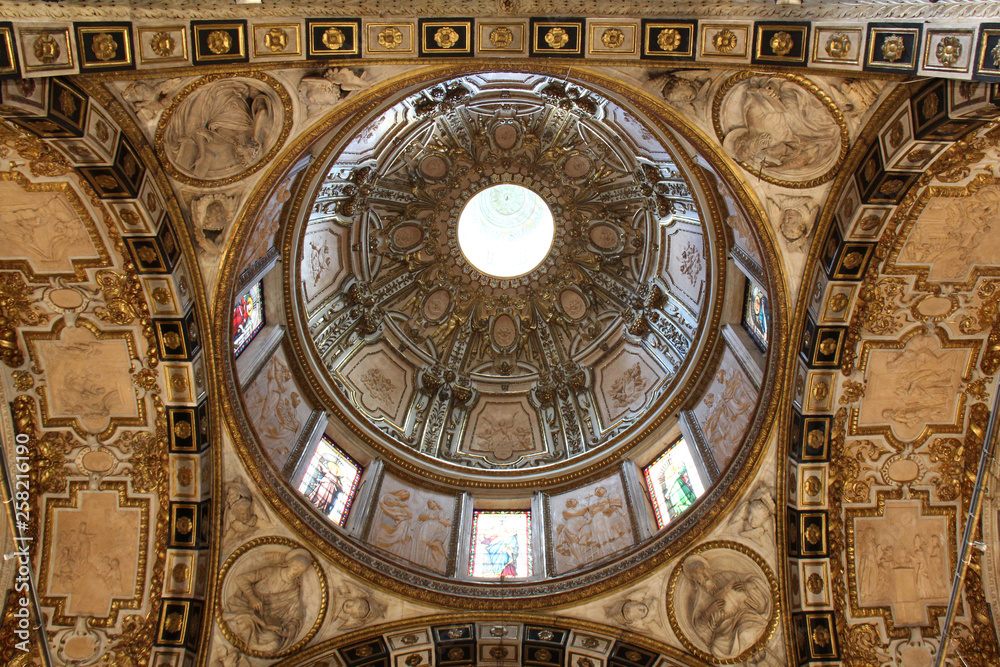 lla cupola della Cappella di San Giovanni Battista nella Cattedrale di Genova