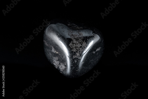 Hematite Mineral on Black