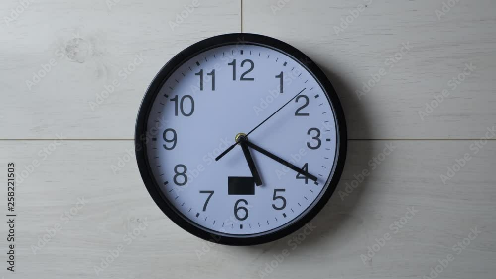 custom made wallpaper toronto digitalClock ticking on the wallpapered wall