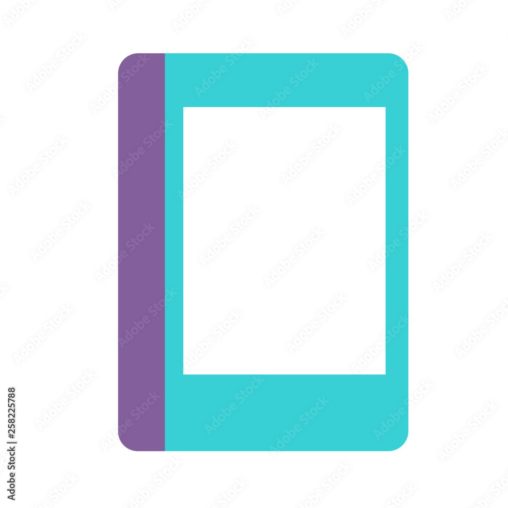 ebook flat illustration on white ebook flat illustration on white