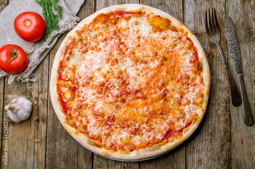 Italian pizza Margherita photo