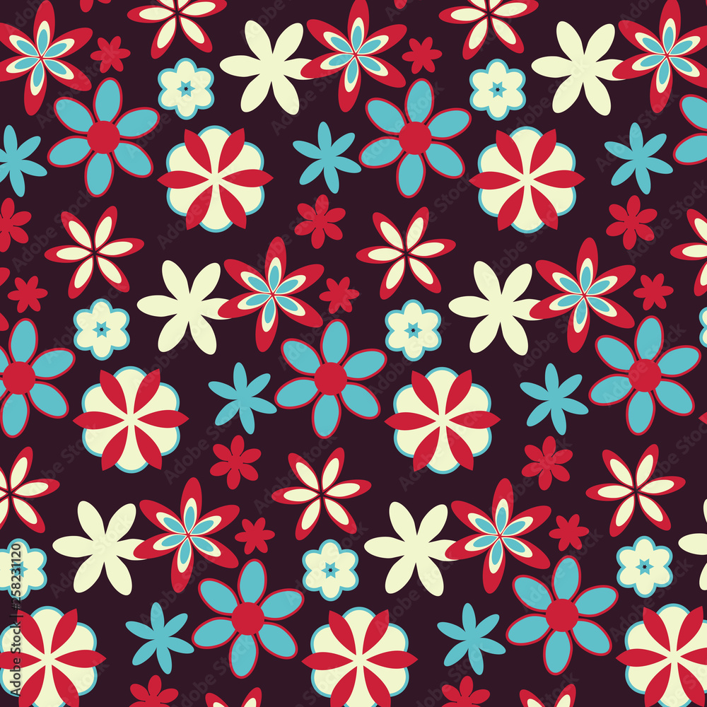 Floral background for textiles. Floral background for textiles.