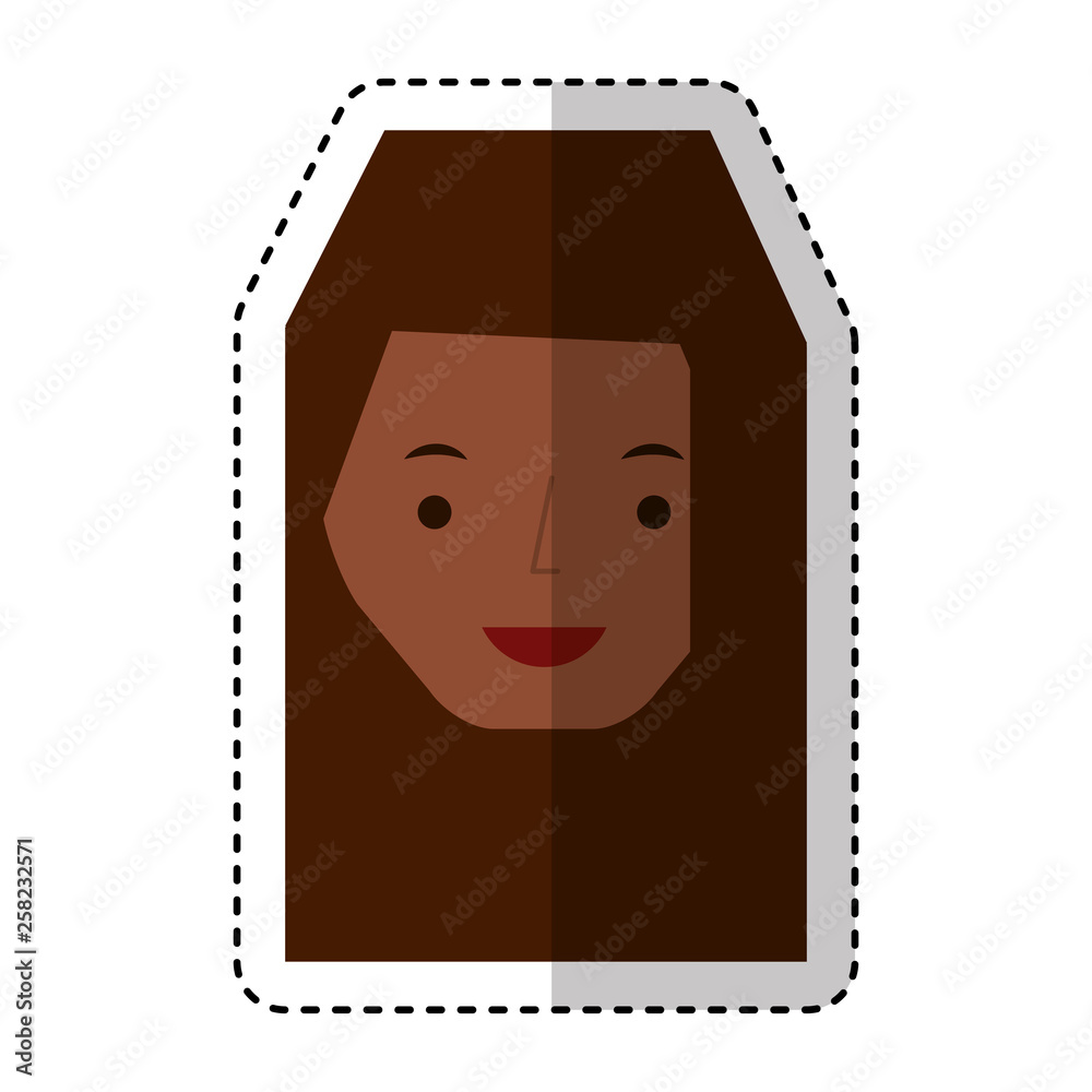 young woman avatar character young woman avatar character