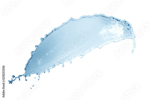 water splash isolated on white background,beautiful splashes a clean water © CK