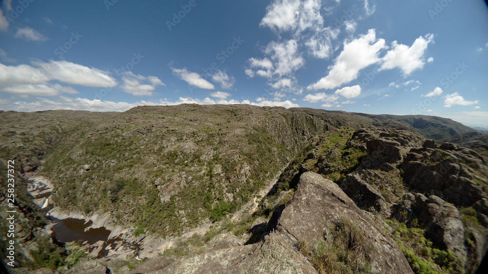 The view at Cerro Blanco reserve, near Tanti and Los Gigantes, Cordoba, Argentina The view at Cerro Blanco reserve, near Tanti and Los Gigantes, Cordoba, Argentina