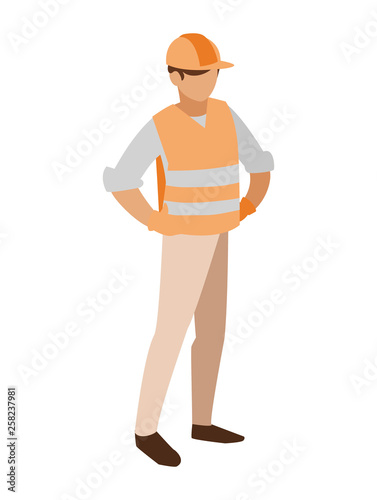 industrial worker avatar character
