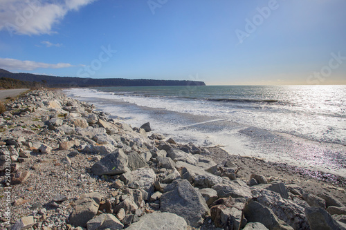 bruce bay beach west coast south island new zealand