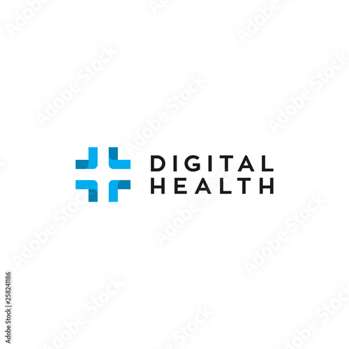digital health logo design