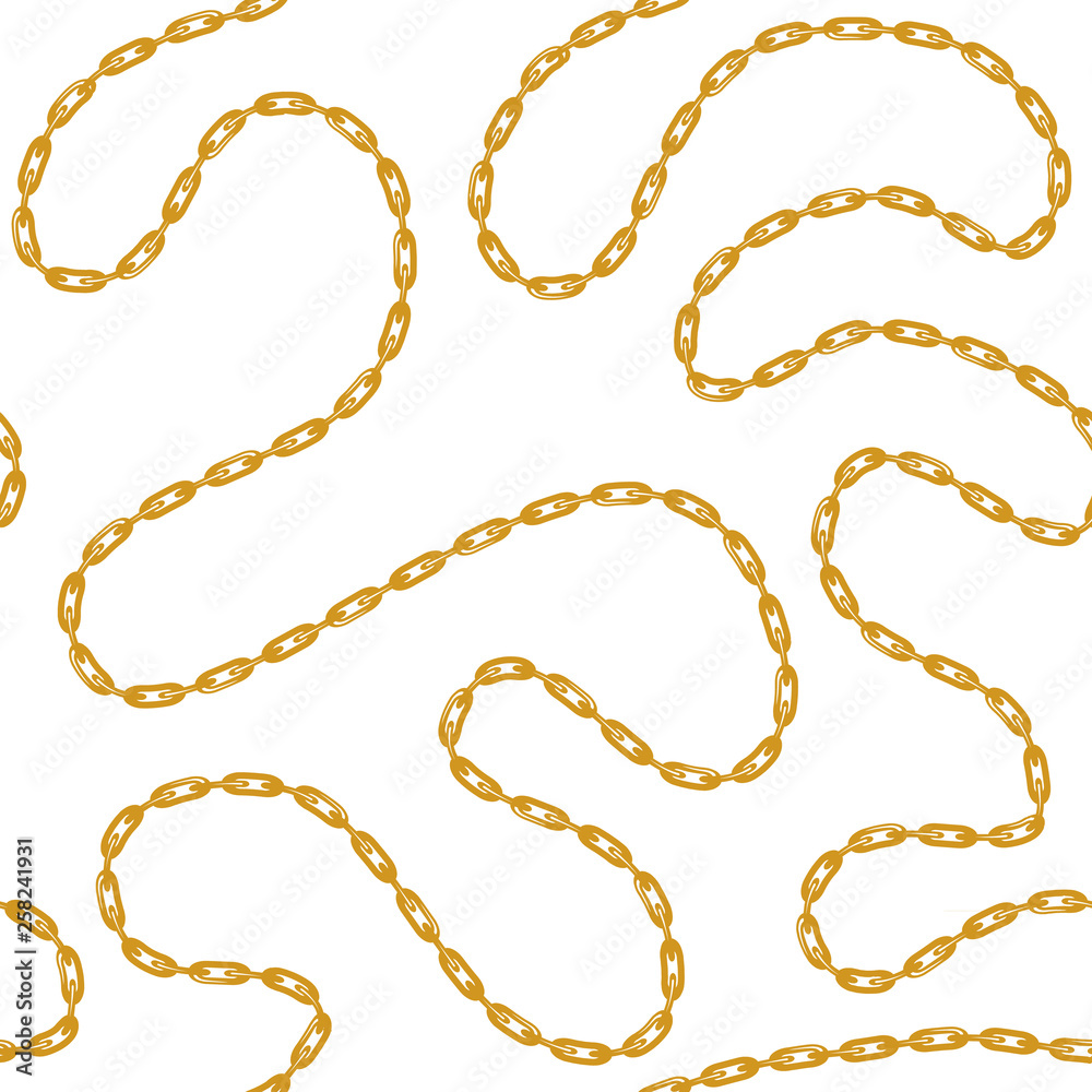 Baroque golden chain background.Seamless pattern. seamless pattern with chains. Vector patch for print, fabric, scarf Baroque golden chain background.Seamless pattern. seamless pattern with chains. Vector patch for print, fabric, scarf