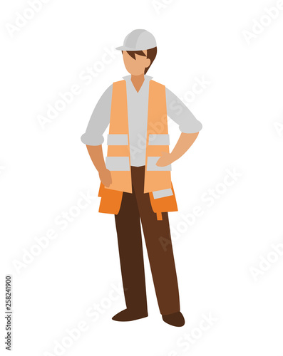 industrial worker avatar character