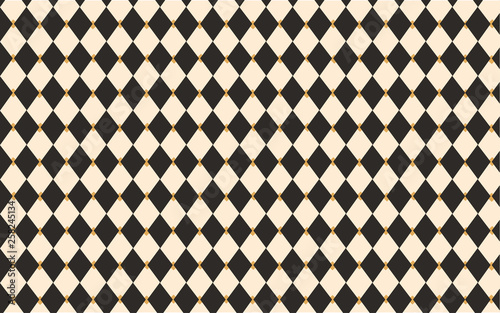 Circus Black and White Harlequin Classic vintage Wallpaper