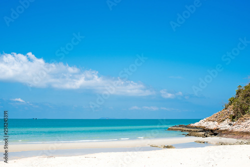 Ocean with blue sky