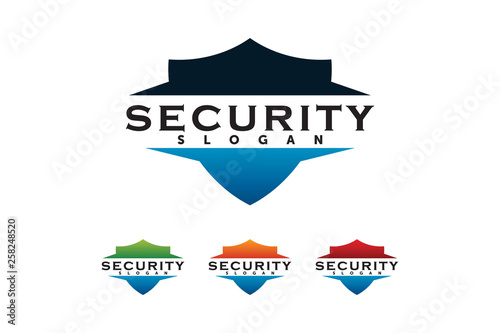 shield security logo company template element