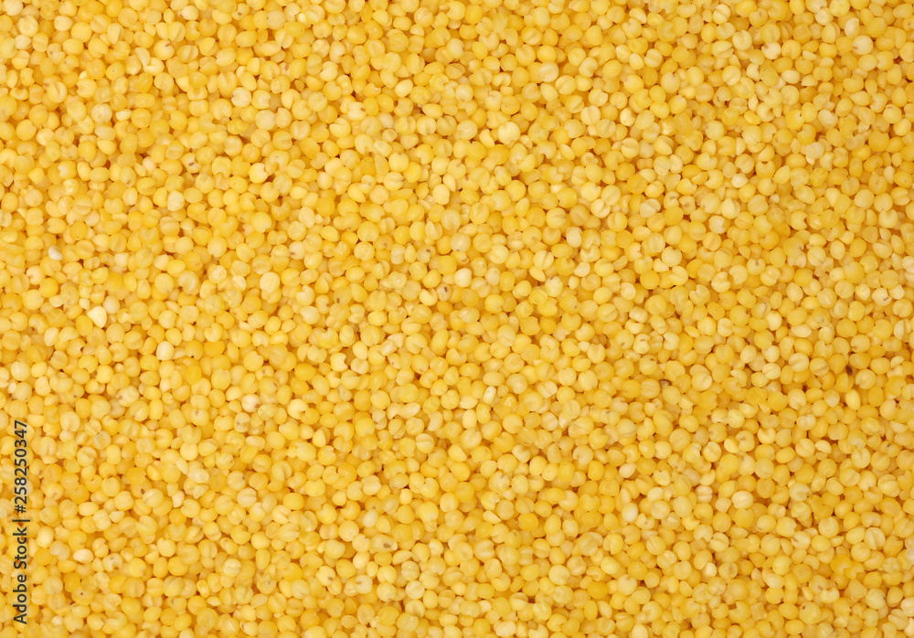 Millet yellow background