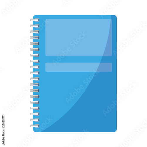 school notebook supply icon