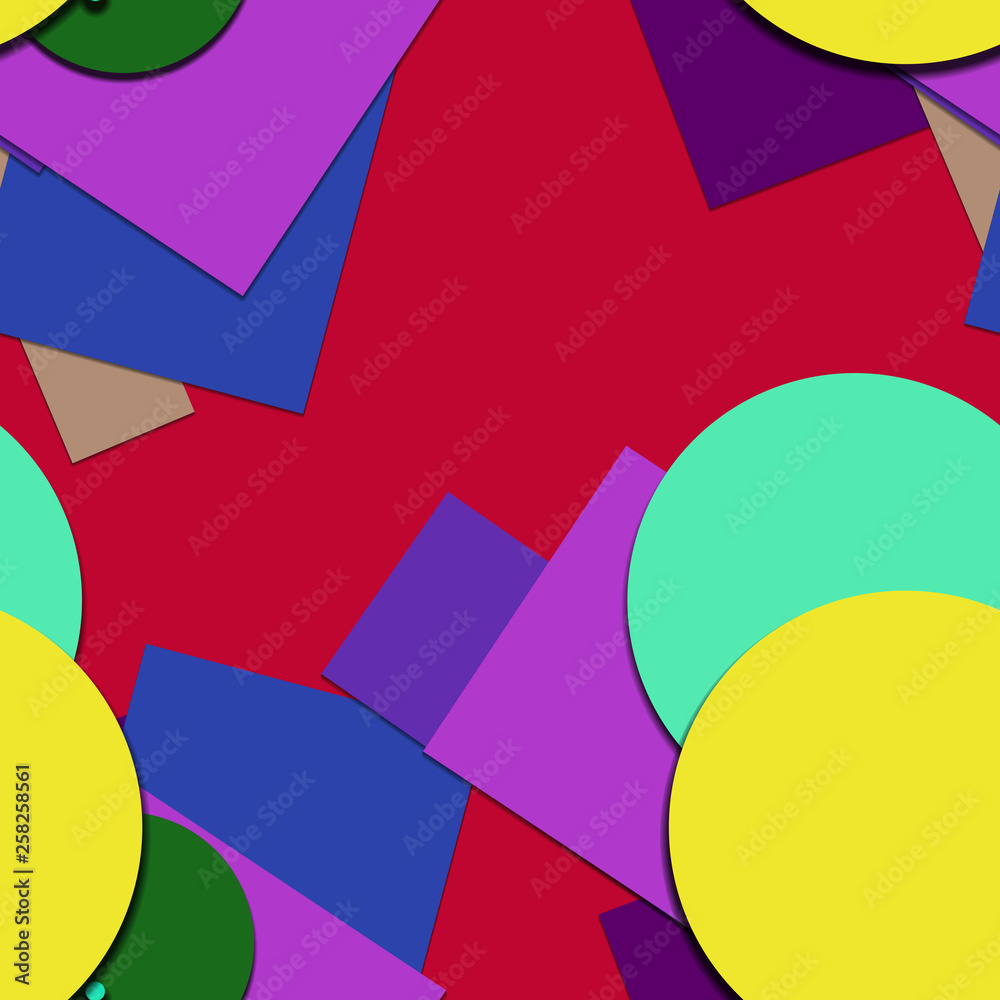 Flat material design - Creative vector trend seamless Flat material design - Creative vector trend seamless